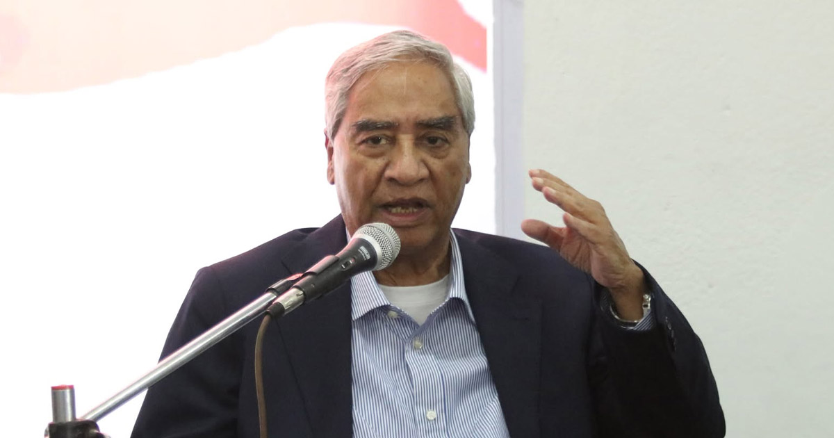 मेरो घरमा भेटिएको भनिएको पैसाको भिडियो एआईले बनाएको होः पूर्वप्रधानमन्त्री देउवा