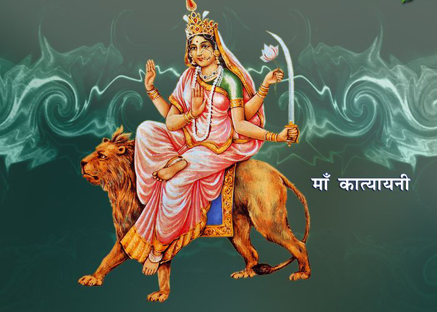 नवरात्रको छैटौँ दिन कात्यायनी देवीको आराधना, शक्तिपीठमा भक्तजनको घुइँचो