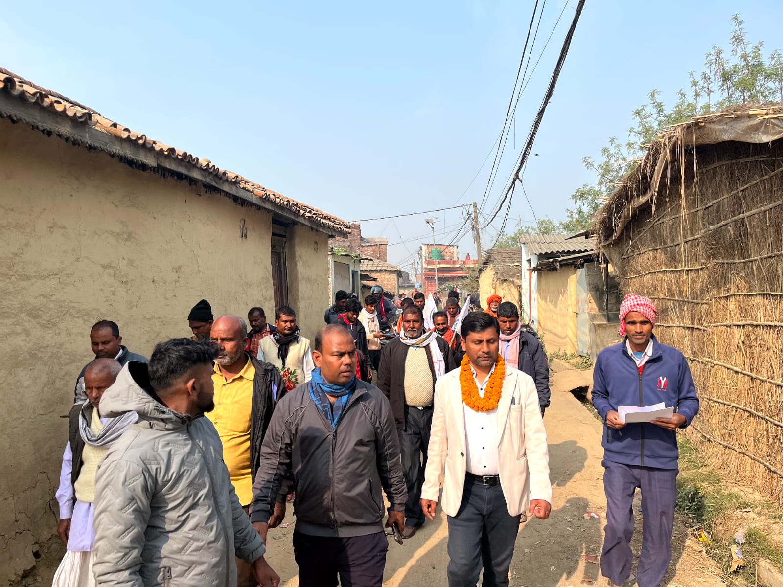 पर्सा २ मा अमिताभ बच्चन दासको घरदैलो: कृषि र व्यापारिक हब बनाउने प्रतिबद्धता