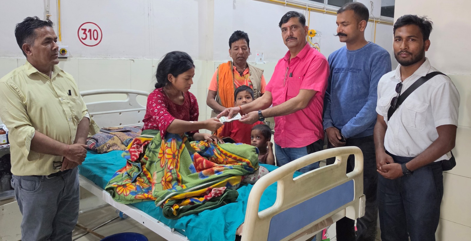 खुट्टा काटिएकी पीडितलाई इन्सेकको सहयोग