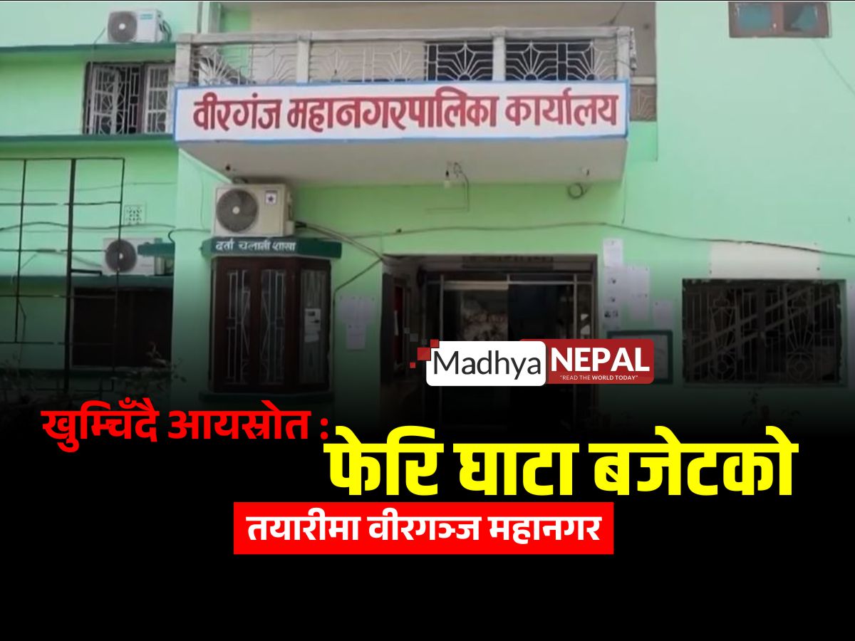 खुम्चिँदै आयस्रोत : फेरि घाटा बजेटको तयारीमा वीरगञ्ज महानगर