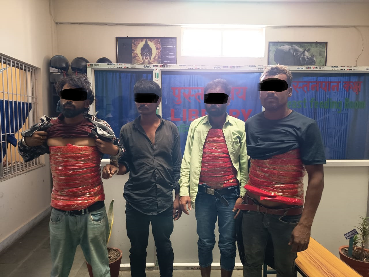 वीरगञ्ज नाकाबाट ६ केजी बढी गाँजासहित चार भारतीय नागरिक पक्राउ