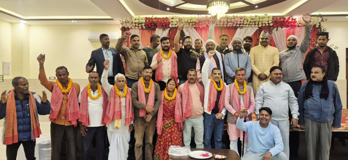 वीरगन्ज वडा नम्बर १ का वडाध्यक्षसहित सिंगो टोली नेपाली कांग्रेसमा प्रवेश