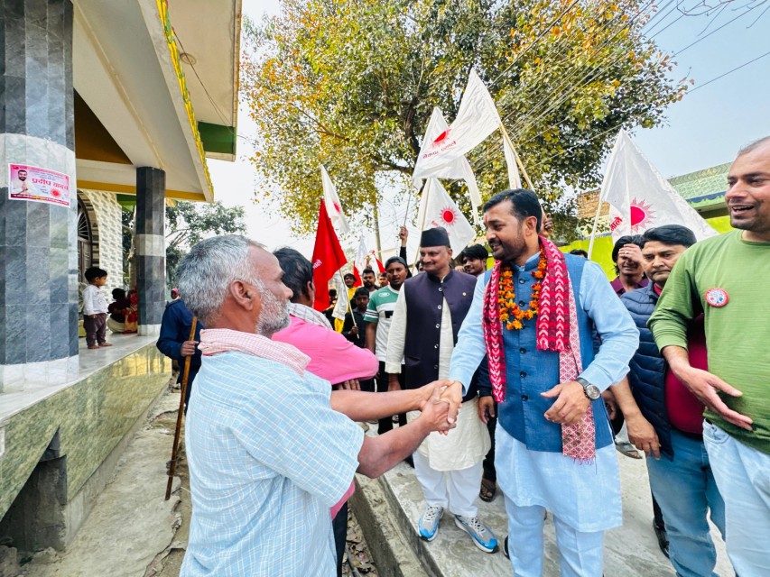 मैले विकासको बाढी ल्याएको छु, बाँकी काम पूरा गर्न एमालेलाई जिताउनुस्: प्रदीप यादव