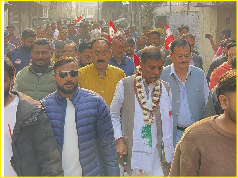 माइस्थानमा अजय चौरसियाको घरदैलो: विकास र पूर्वाधारमा जोड