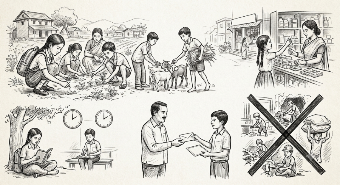 १३ वर्षका बालबालिकालाई हलुका काममा लगाउन कानुनी बाटो खुल्दै
