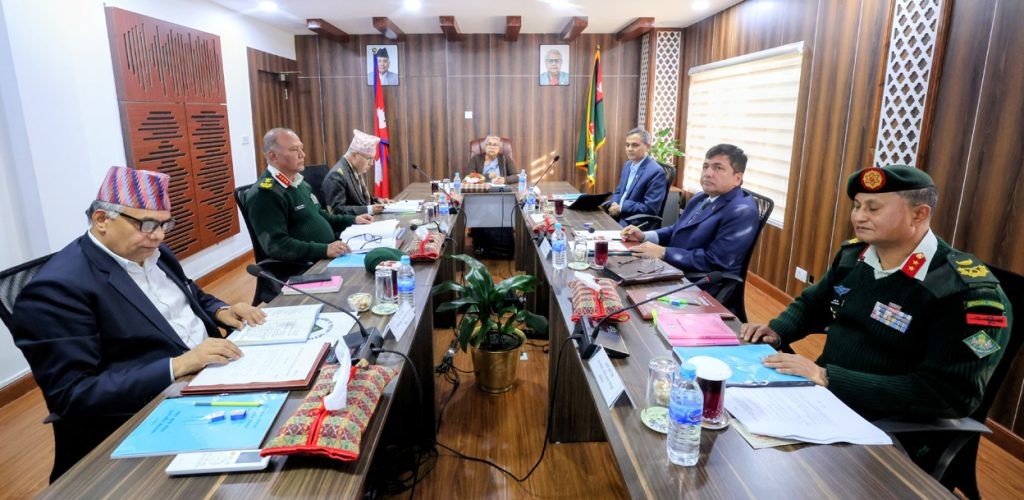 सिमरामा तनावपछि प्रधानमन्त्री कार्कीको राष्ट्रिय सुरक्षा परिषद् बैठक सुरु