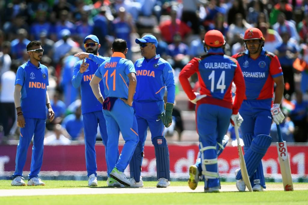 विश्वकप क्रिकेट : अफगानिस्तानविरुद्ध भारतको कठिन जित, शामीको ह्याट्रिक विकेट