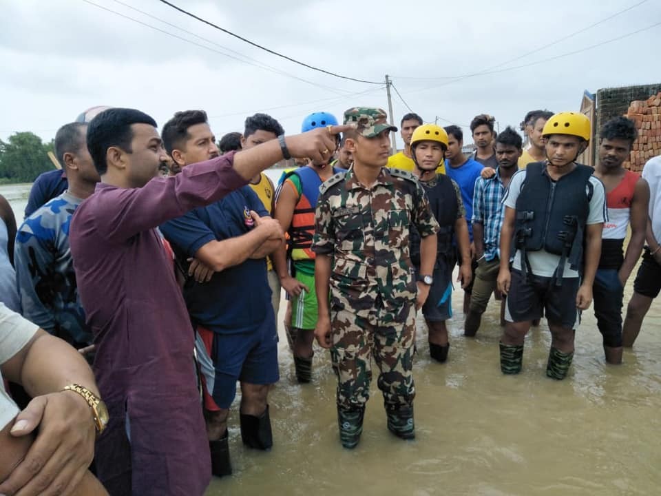 नेपाली सेनाको सहयोगमा उद्धारसंगै क्षति विवरण संकलनको काम सुरु