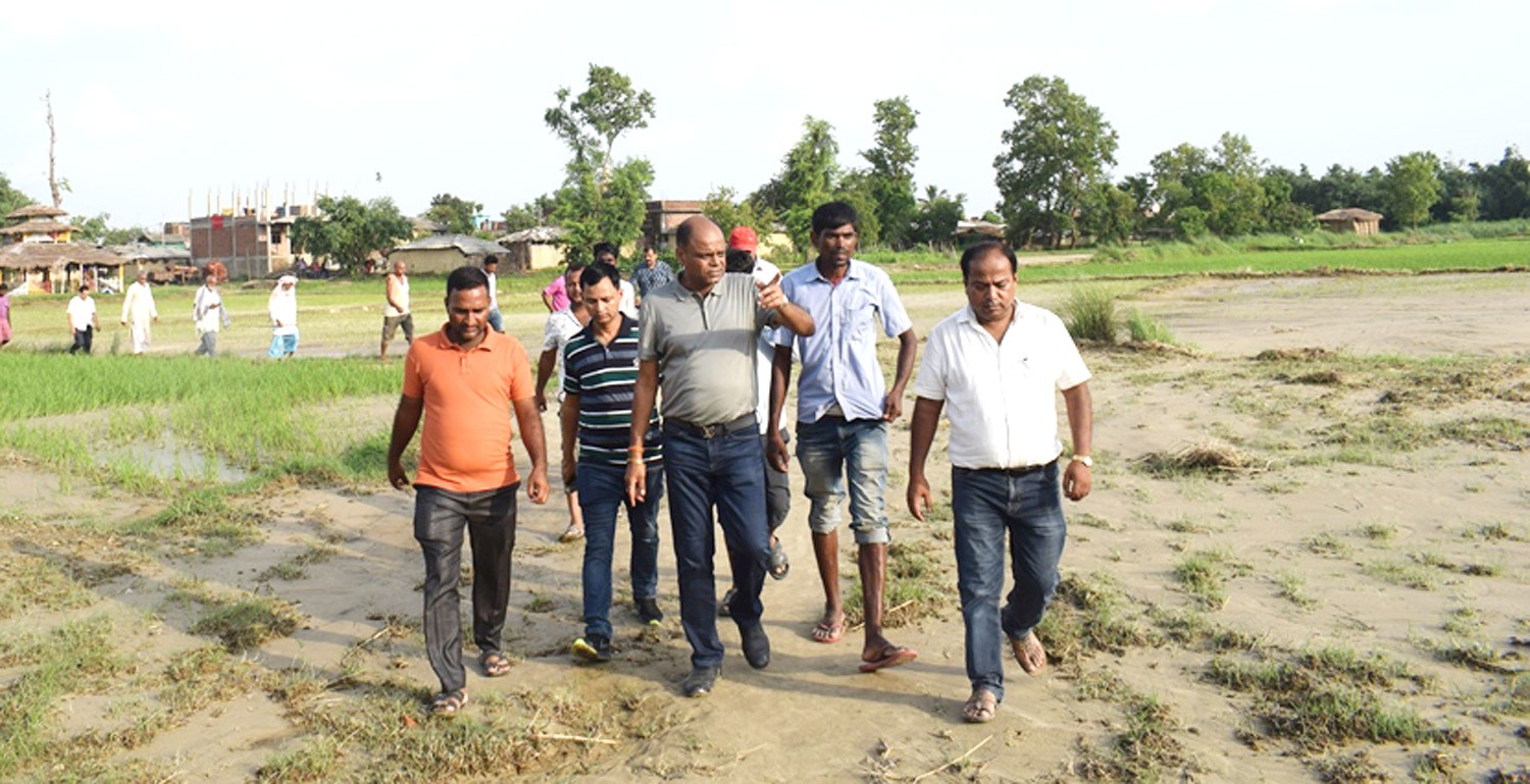 बाढि पिडितको लागी एक्शनमा मेयर सरावगी