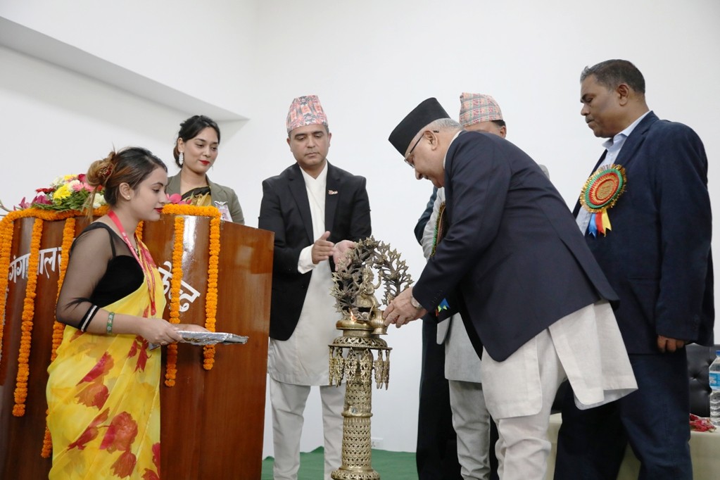 प्रधानमन्त्री ओलीद्वारा गंगालाल राष्ट्रिय हृद केन्द्रको भवन उद्घाटन