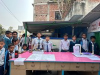 गोल्डेन फ्युचरमा विज्ञान प्रदर्शनी र फूड फेस्टिवलः विद्यार्थीहरुको उत्साहजनक सहभागिता