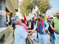 मैले विकासको बाढी ल्याएको छु, बाँकी काम पूरा गर्न एमालेलाई जिताउनुस्: प्रदीप यादव