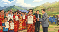दुई महिनामै ९७ परिवारलाई जग्गाधनी पुर्जा वितरण