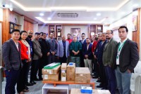 वीरगंज महानगरलाई बैंकहरुद्वारा ९ थान कम्प्युटर सहयोग