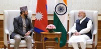 रास्वपा सभापति रवि लामिछाने र भारतीय प्रधानमन्त्री मोदीबीच भेटवार्ता