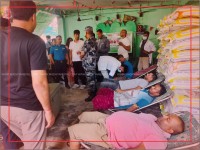 कारागार परिसरमा कैदीवन्दी सहित १४० गरे रक्तदान 