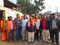 पर्सा-२ मा अमिताभ बच्चन दासको घरदैलो: उद्योगमैत्री वातावरण बनाउने प्रतिबद्धता