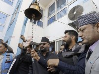 बालेन शाह रास्वपा केन्द्रीय कार्यालय पुगे, घण्टी बजाएपछि बाहिरिए