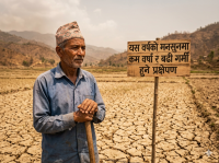 यस वर्षको मनसुनमा कम वर्षा र बढी गर्मी हुने प्रक्षेपण: धान उत्पादन घट्ने चिन्ता