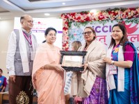 पूर्व राष्ट्रपति विद्यादेवी भण्डारीबाट ठोरी गाउँपालिका उपाध्यक्ष गोकुली कुमारी रेग्मी सम्मानित