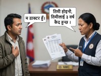 अवैध रूपमा ‘डा.’ उपाधि प्रयोग गर्नेलाई तीन वर्षसम्म जेल सजाय हुने