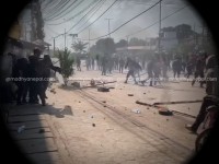 सिमरा बजार तनावग्रस्त, जेनजी युवा–प्रहरी भिडन्त