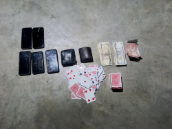 पर्सामा जुवातास खेलिरहेको अवस्थामा ५ जना पक्राउ, १५ हजार नगद बरामद