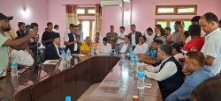 वीरगञ्जमा हैजा उपचारमा अभाव नहुने मन्त्री पौडेलको सुनिश्चितता