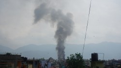 बालकोटस्थित प्रधानमन्त्री ओलीको निवासमा आगजनी