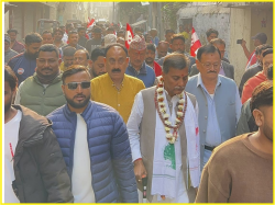 माइस्थानमा अजय चौरसियाको घरदैलो: विकास र पूर्वाधारमा जोड