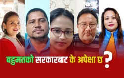 बहुमतको सरकारबाट के अपेक्षा छ ? 