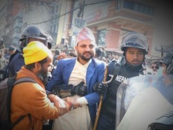 माइतीघरमा निषेधित प्रदर्शन : जेनजी अभियन्ता निकोलस भुसालसहित पक्राउ