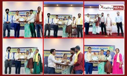 एसईईमा ४.० जीपीए ल्याउने ६ विद्यार्थीलाई ल्यापटपसहित सम्मान, जीएचपी विद्यालयको प्रेरणादायी पहल