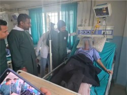 आरीले खुट्टा काट्ने क्रूर श्रीमानलाई कारबाही गर: सांसद सुशील कानुको अस्पतालबाटै चेतावनी