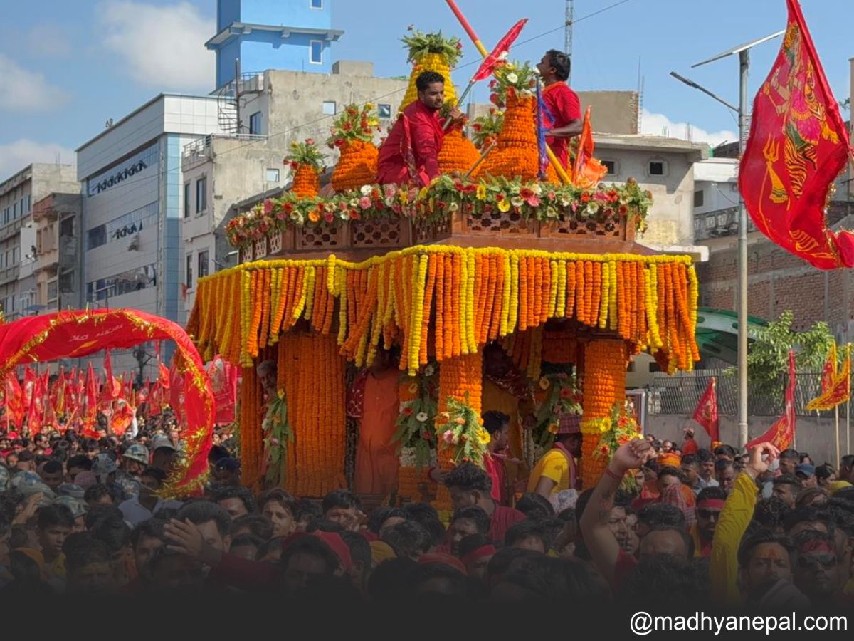 श्री गहवामाई रथ यात्रा भव्य रूपमा सम्पन्न, लाखौँ श्रद्धालु सहभागी