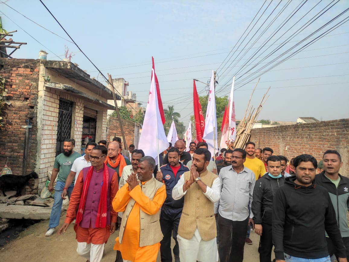 प्रदिप र बिचारीको पक्षमा जनलहर बढदै पिपरामा जसपा एमालेको संयुक्त घरदैलो