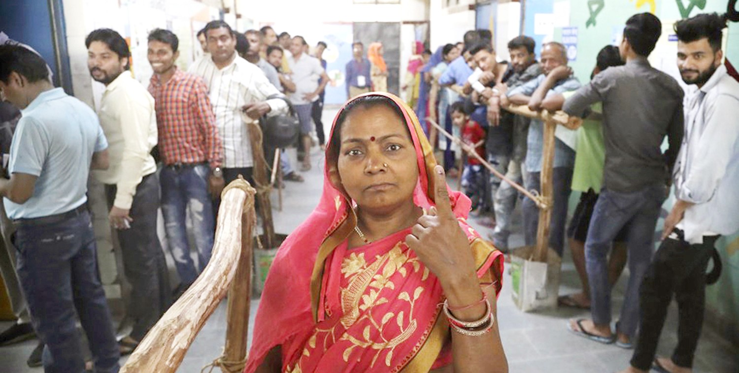 भारतीय लोकसभा निर्वाचन :अन्तिम चरणमा ६४ प्रतिशत मत खस्यो