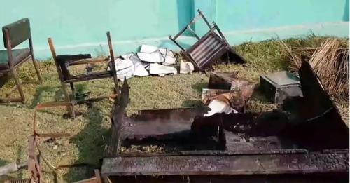 पर्साको सरकारी विधालयमा तोडफोड लाखौंको क्षति