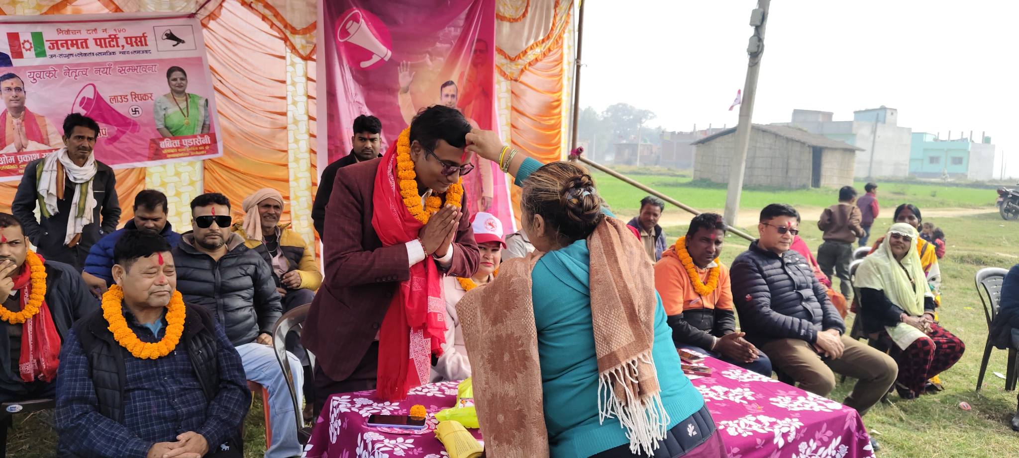 पर्सा–१ मा जनमतका सरार्फको घरदैलोले गति, ‘महिला सशक्तीकरण बिना समृद्धि सम्भव छैन’