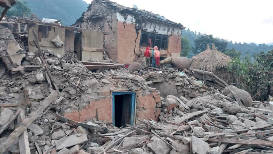 नेपाल भूकम्पस् डोटीमा ६ जनाको मृत्यु, ५ जना घाइते