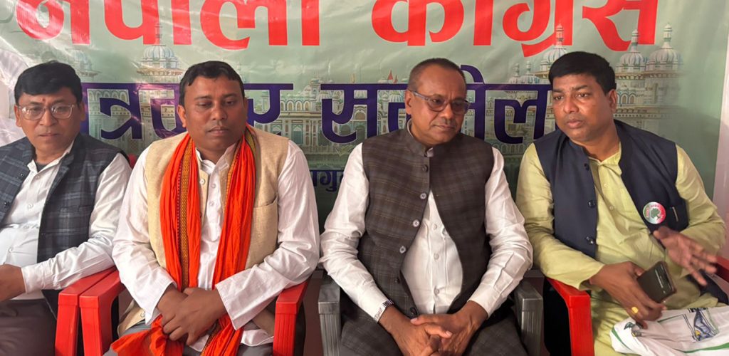 जनकपुरधाममा कांग्रेसको ‘प्रतिज्ञा सभा’को तयारी पूरा, मधेशबाटै घोषणा पत्र सार्वजनिक गरिने