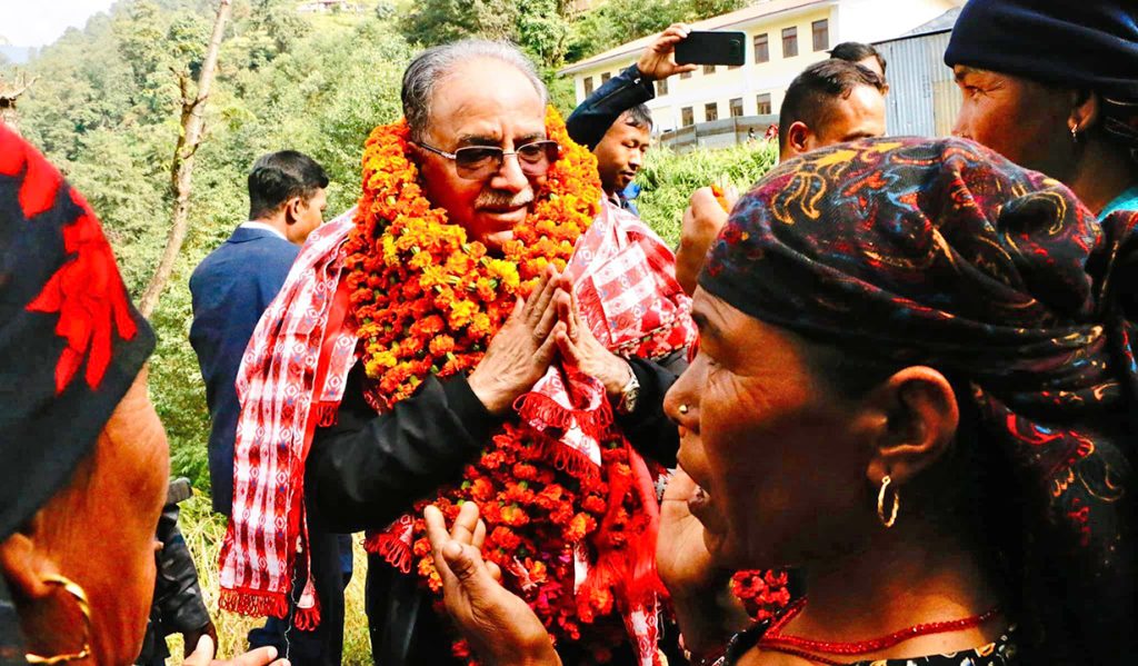 गोरखाबाट प्रतिनिधिसभामा माओवादी अध्यक्ष प्रचण्ड निर्वाचित