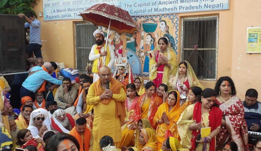 जनकपुरमा विवाहपञ्चमी महोत्सव: पाँचौं दिन जानकीको मटकोर आज सम्पन्न हुँदै