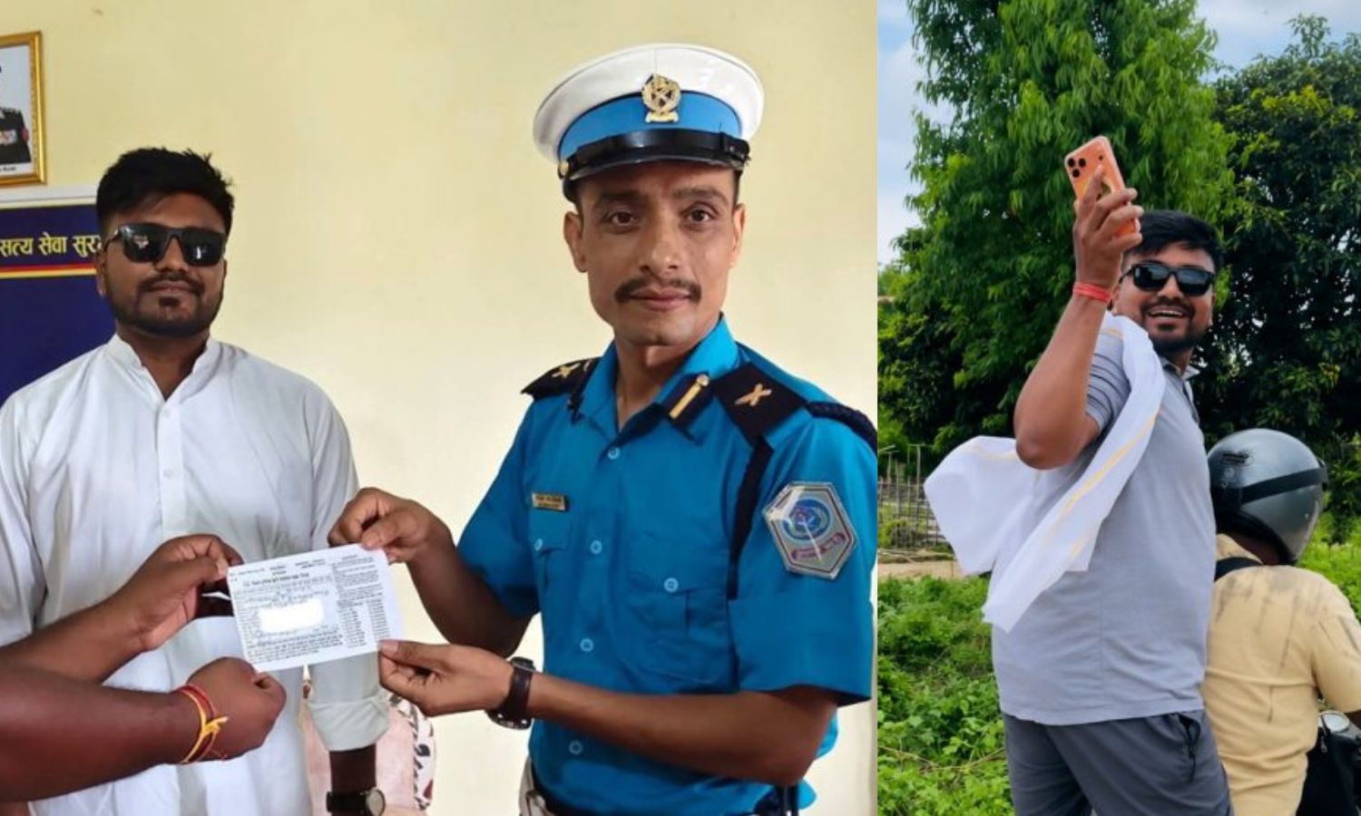भिडियो भाइरल भएपछि सांसद गुप्ताले तिरे ट्राफिक जरिबाना