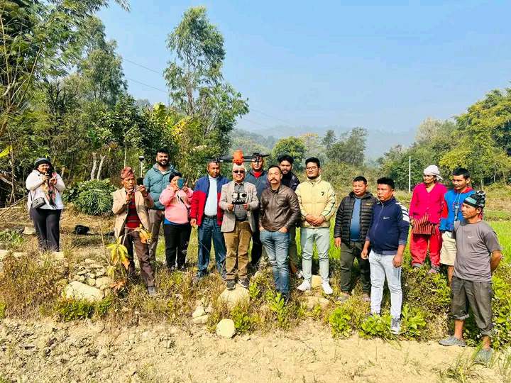 हरिवनमा ‘ड्रोन’मार्फत जग्गाको नापजाँच