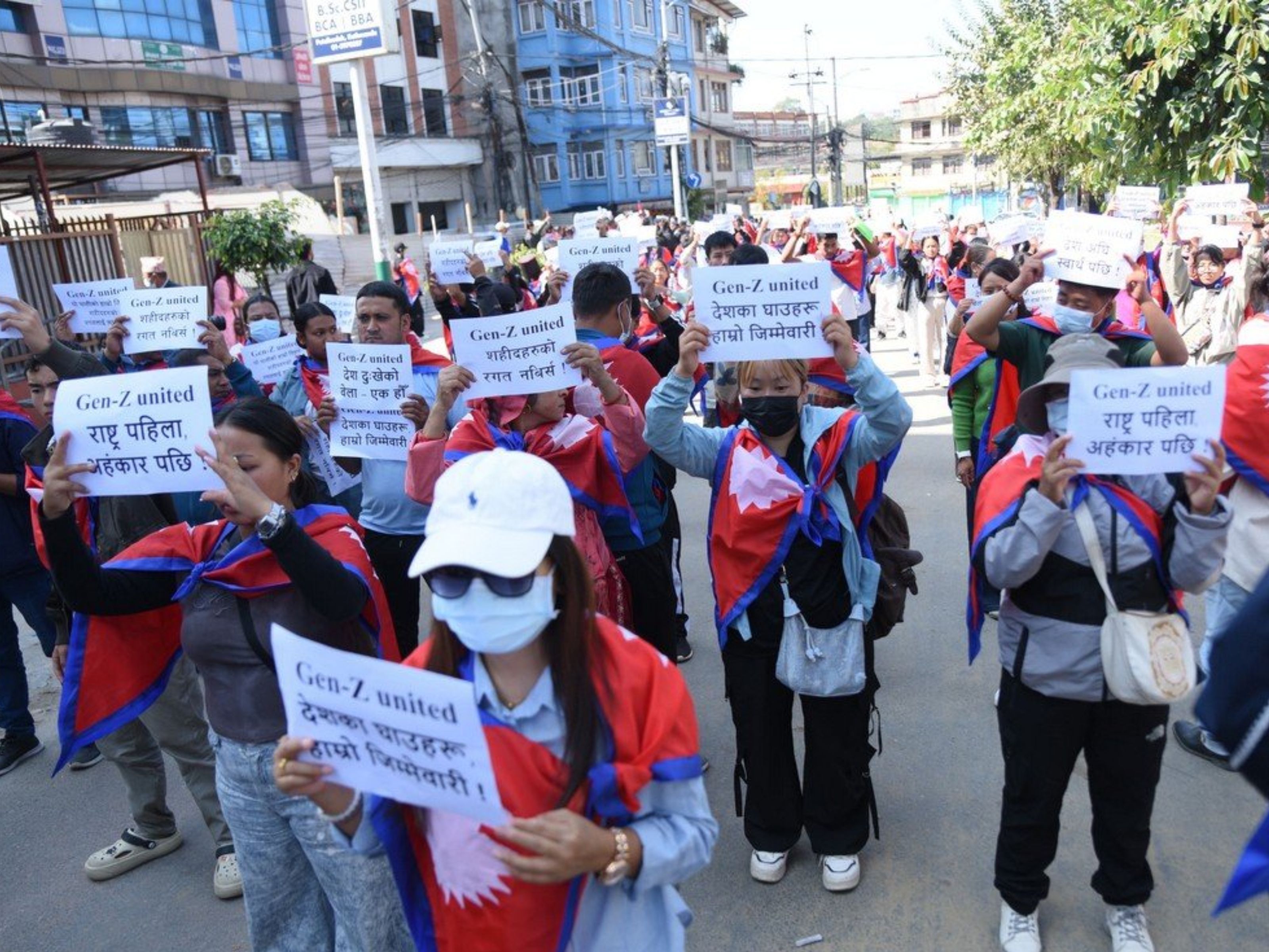 “सबै जिल्लामा जेनजी सम्मेलन, काठमाडौँमा केन्द्रीय सम्मेलन गर्नुपर्छ”: माइतीघरमा जेनजीको धर्ना
