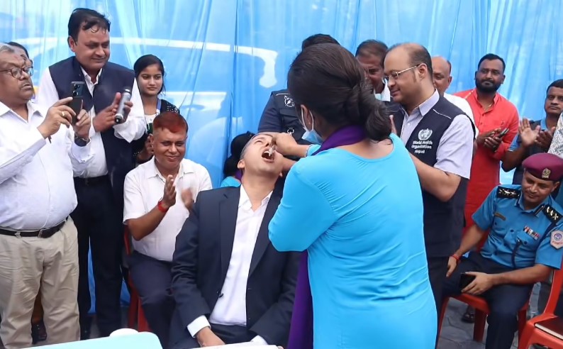 पर्सा–बारामा हैजाविरुद्धको अभियान तिव्र, दुई दिनमै १ लाखले खोप लगाए