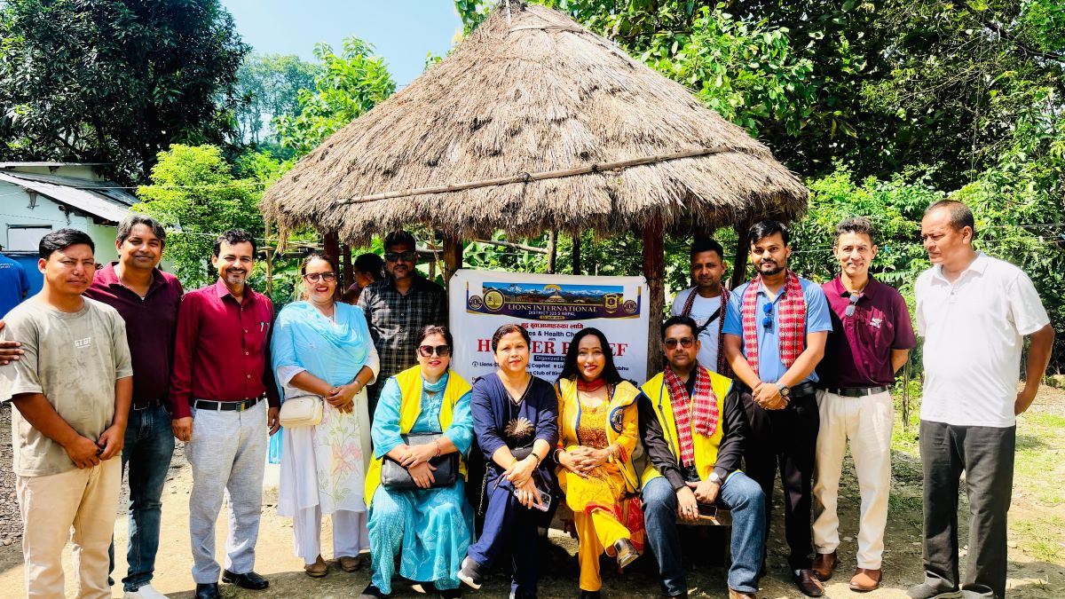 लायन्स क्लब अफ वीरगञ्ज क्यापिटल, प्रभु र परिवारद्वारा पर्साको ठोरीमा स्वास्थ्य शिविर र राहत कार्यक्रम