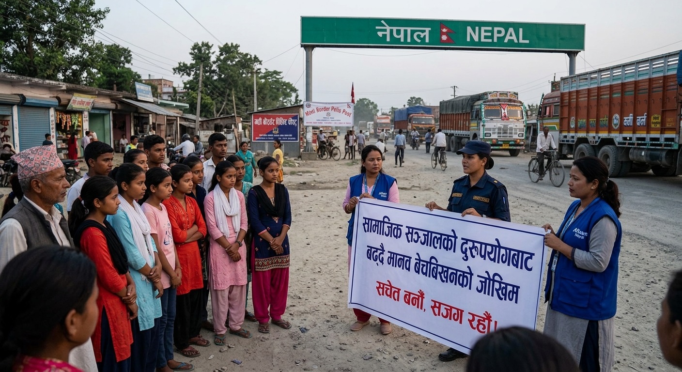 सामाजिक सञ्जालको दुरुपयोगबाट बढ्दै मानव बेचबिखनको जोखिम